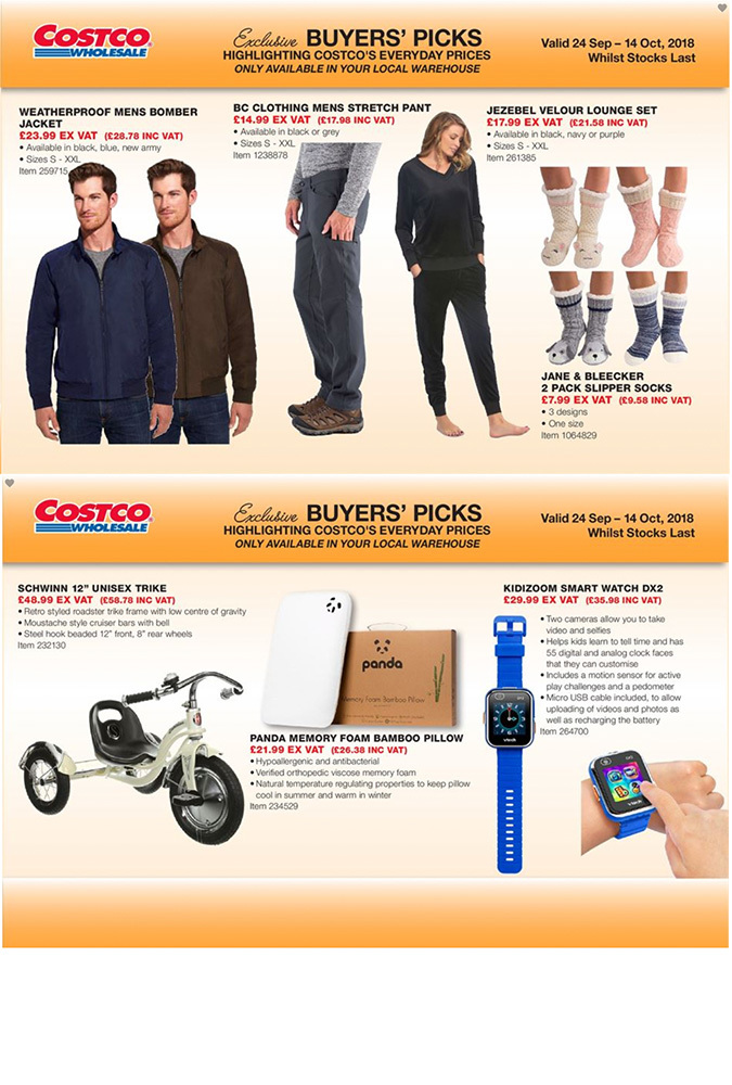 Costco october 1 2018 offers page 13