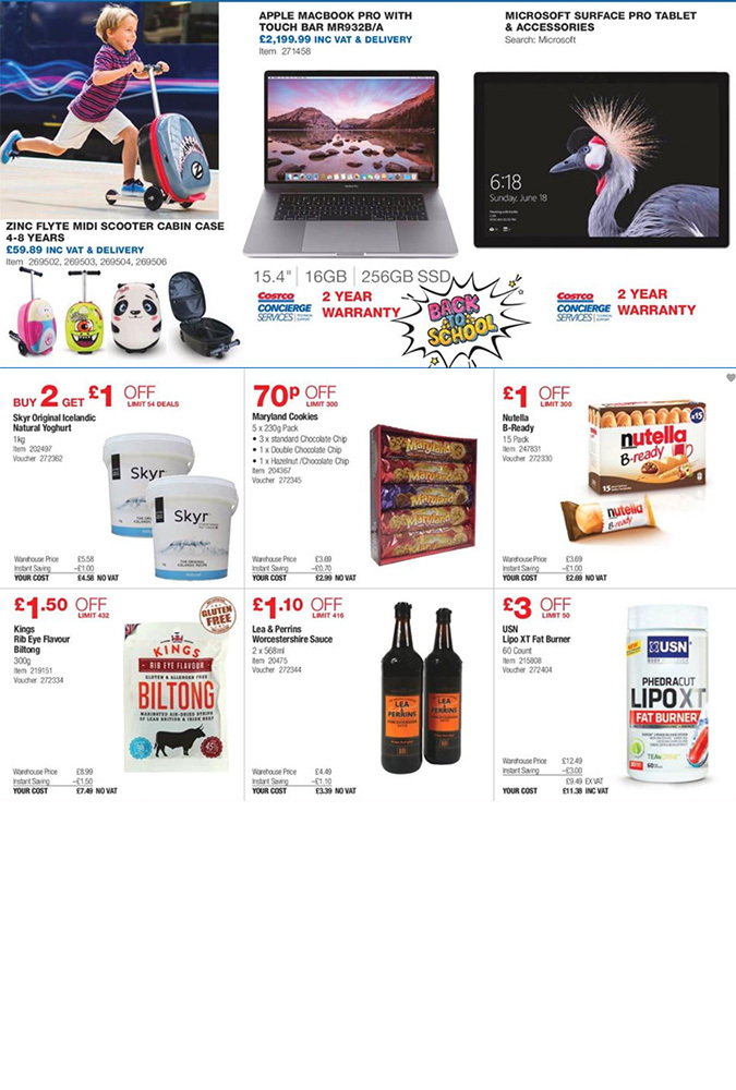 Costco september 1 2018 offers page 12