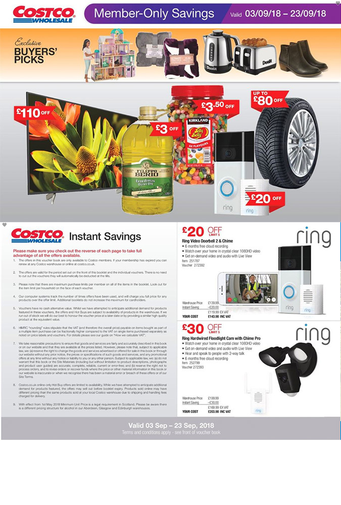 Costco september 1 2018 offers page 5