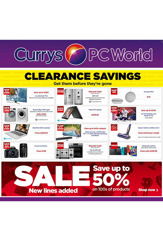 Currys july 2018 offers page 1