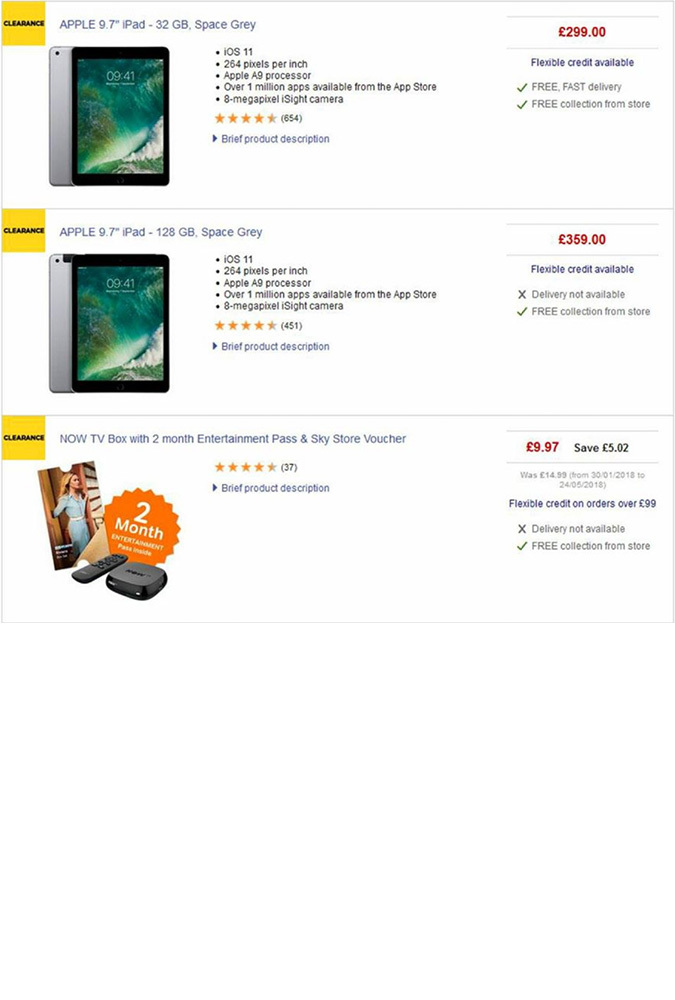 Currys july 2018 offers page 2