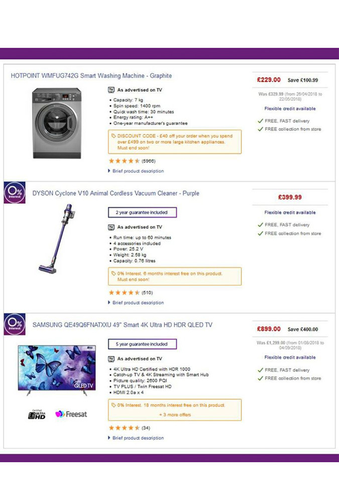 Currys november 1 2018 offers page 5