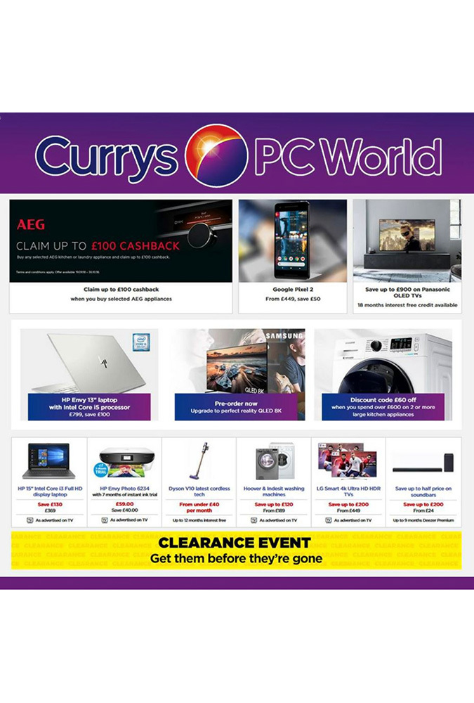 Currys october 2 2018 offers page 10