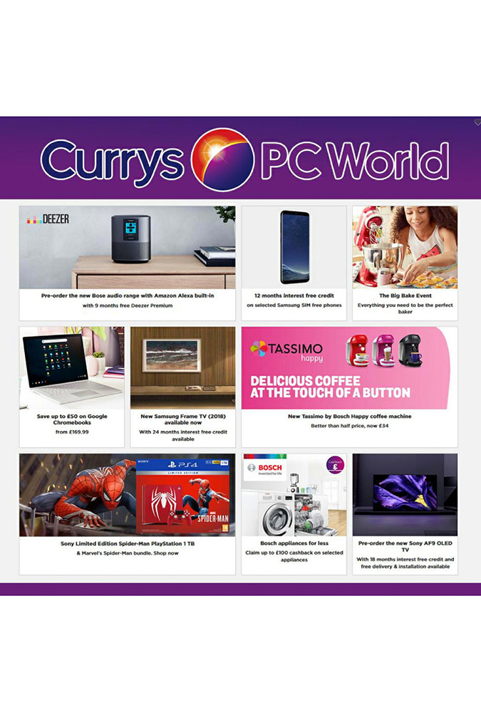 Currys september 1 2018 offers page 1
