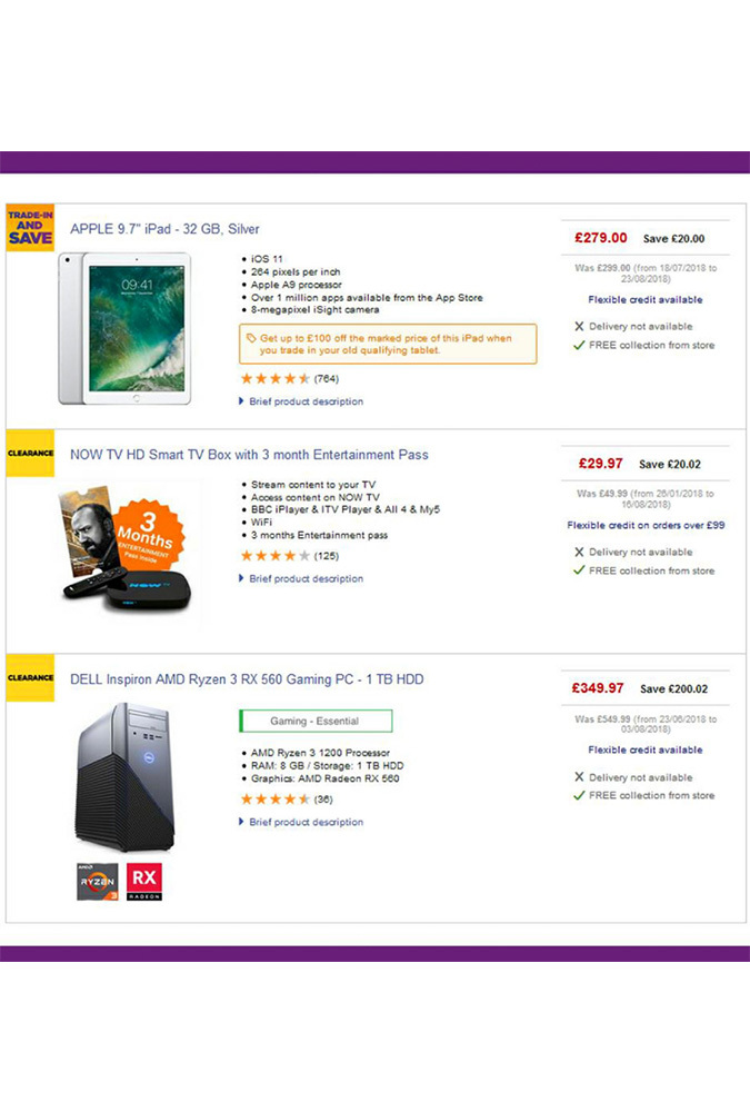 Currys september 1 2018 offers page 3