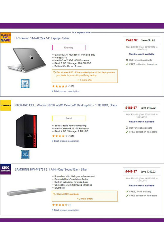 Currys september 1 2018 offers page 6