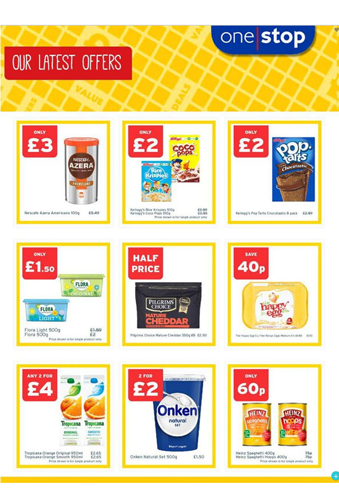One stop september 1 2018 offers page 1