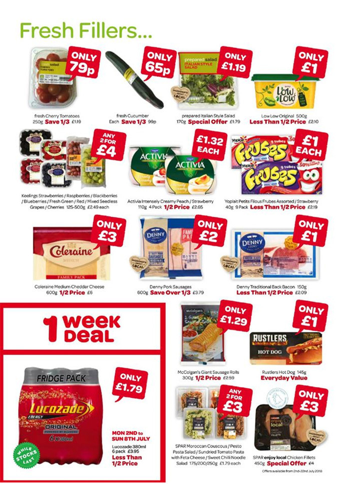 Spar july 2 2018 offers page 3