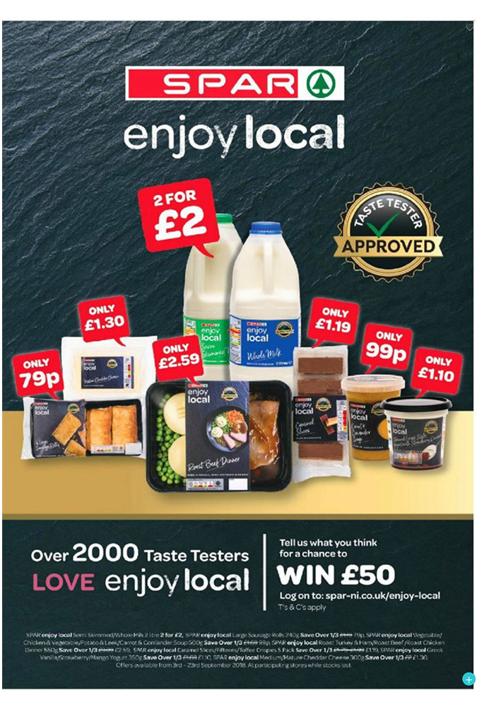 Spar september 2 2018 offers page 1