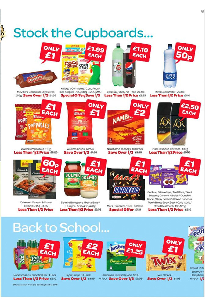 Spar september 2 2018 offers page 3
